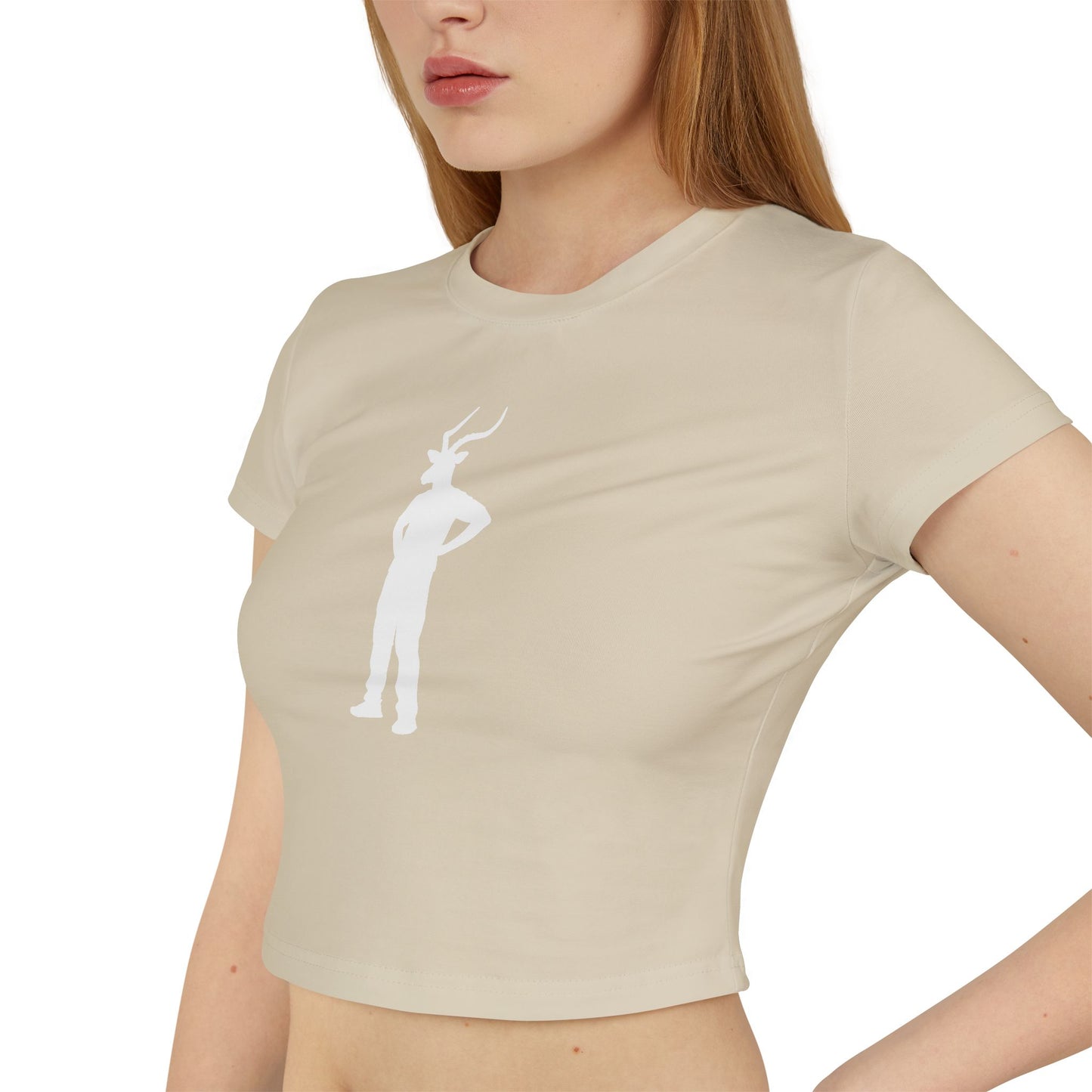 GAZELLE MAN (Women, Slim Fit and Mid-Length T-shirt).