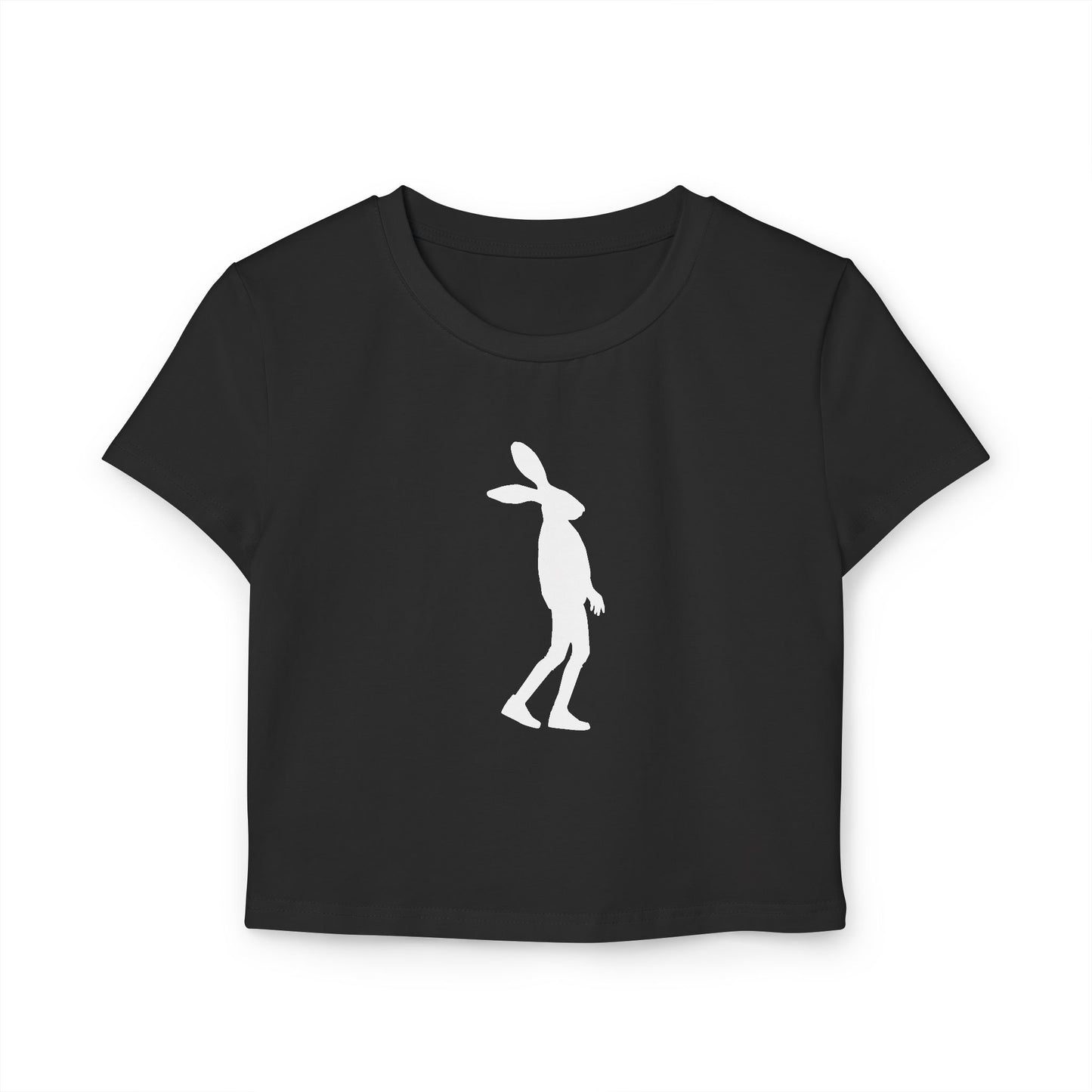 HARE GIRL (Women, Slim Fit and Mid-Length T-shirt).