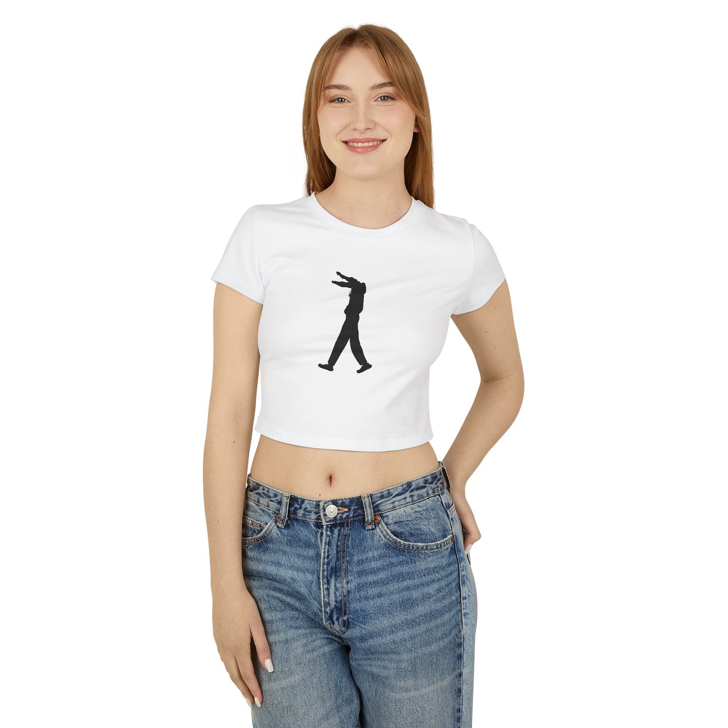 CROCODILE MAN (Women, Slim Fit and Mid-Length T-shirt).