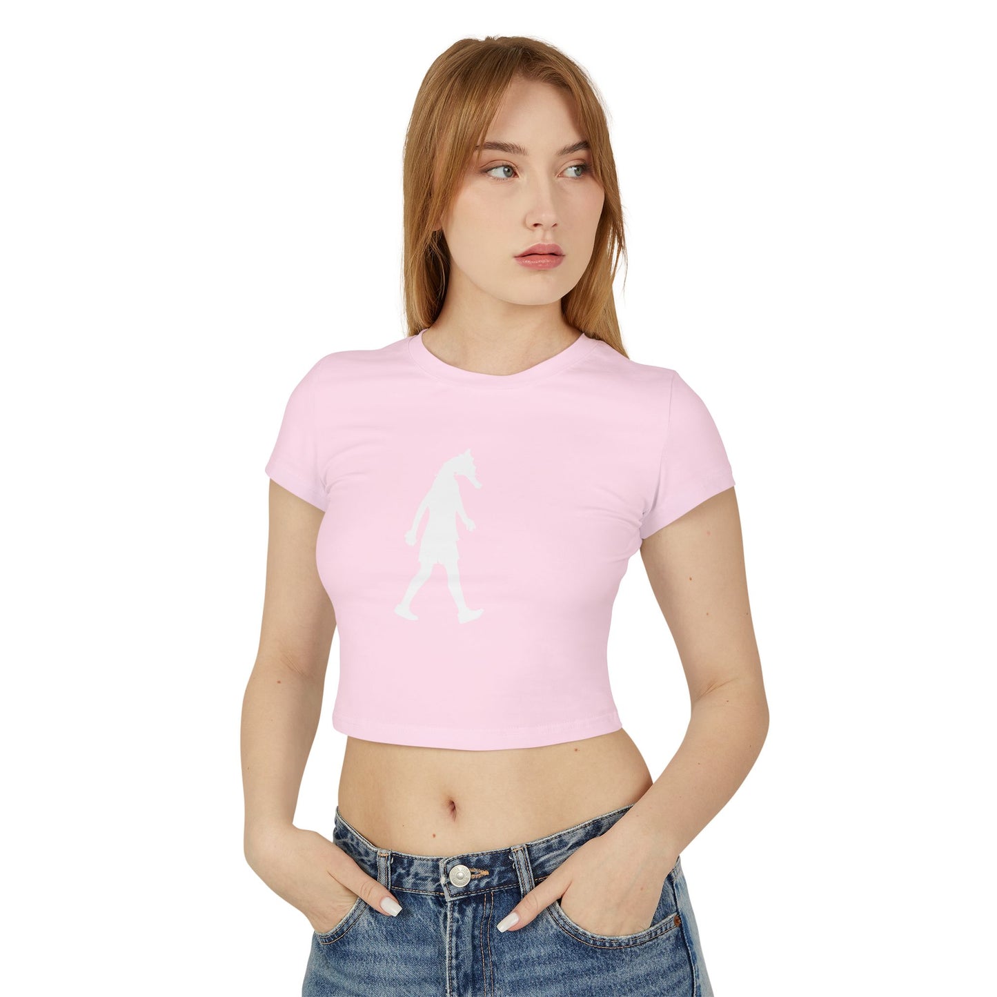 SEAHORSE GIRL (Women, Slim Fit and Mid-Length T-shirt).