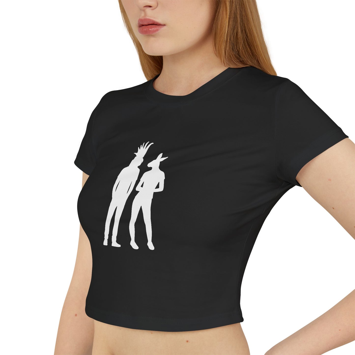 COCKATOO MAN AND KANGAROO WOMAN (Women, Slim Fit and Mid-Length T-shirt).