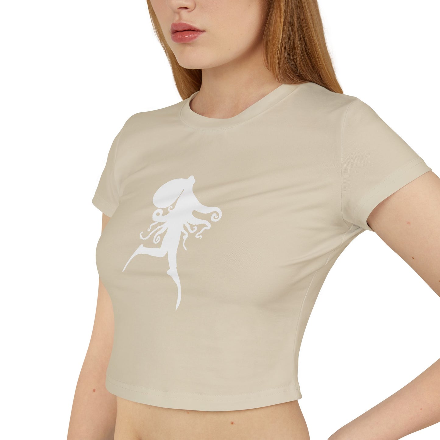 OCTOPUS DIVER (Women, Slim Fit and Mid-Length T-shirt).