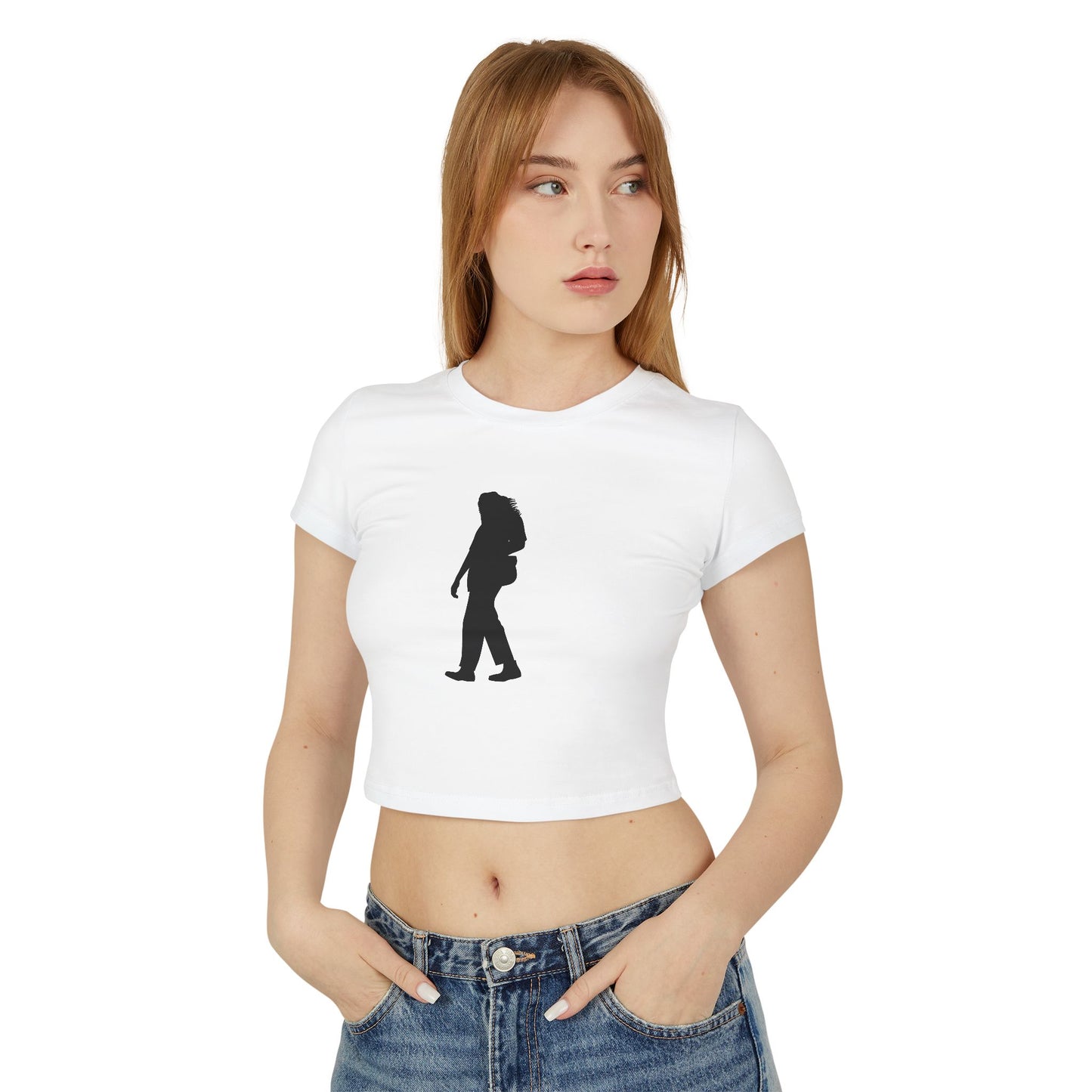 IGUANA MAN (Women, Slim Fit and Mid-Length T-shirt).