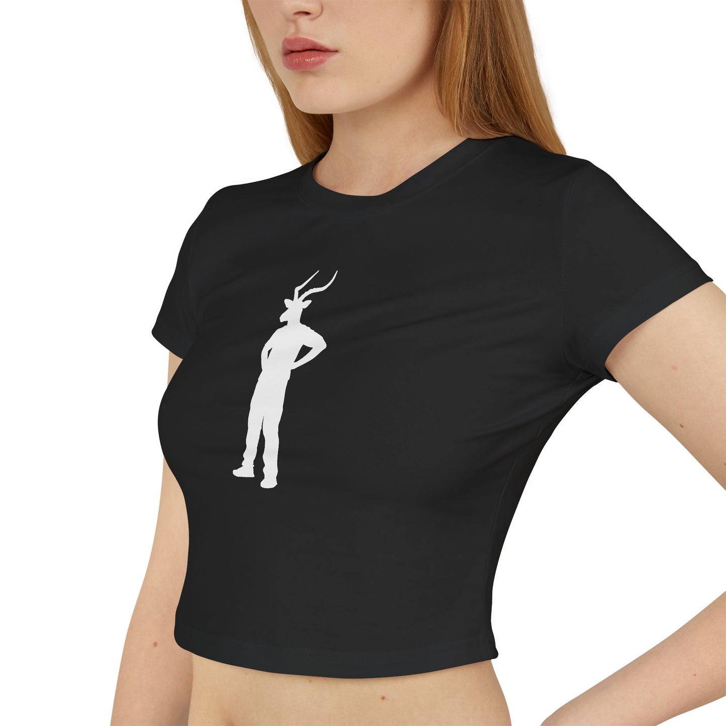 GAZELLE MAN (Women, Slim Fit and Mid-Length T-shirt).