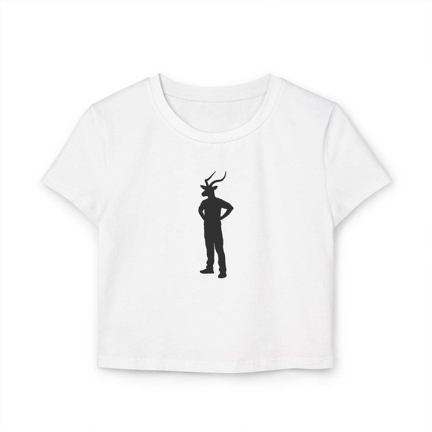 GAZELLE MAN (Women, Slim Fit and Mid-Length T-shirt).