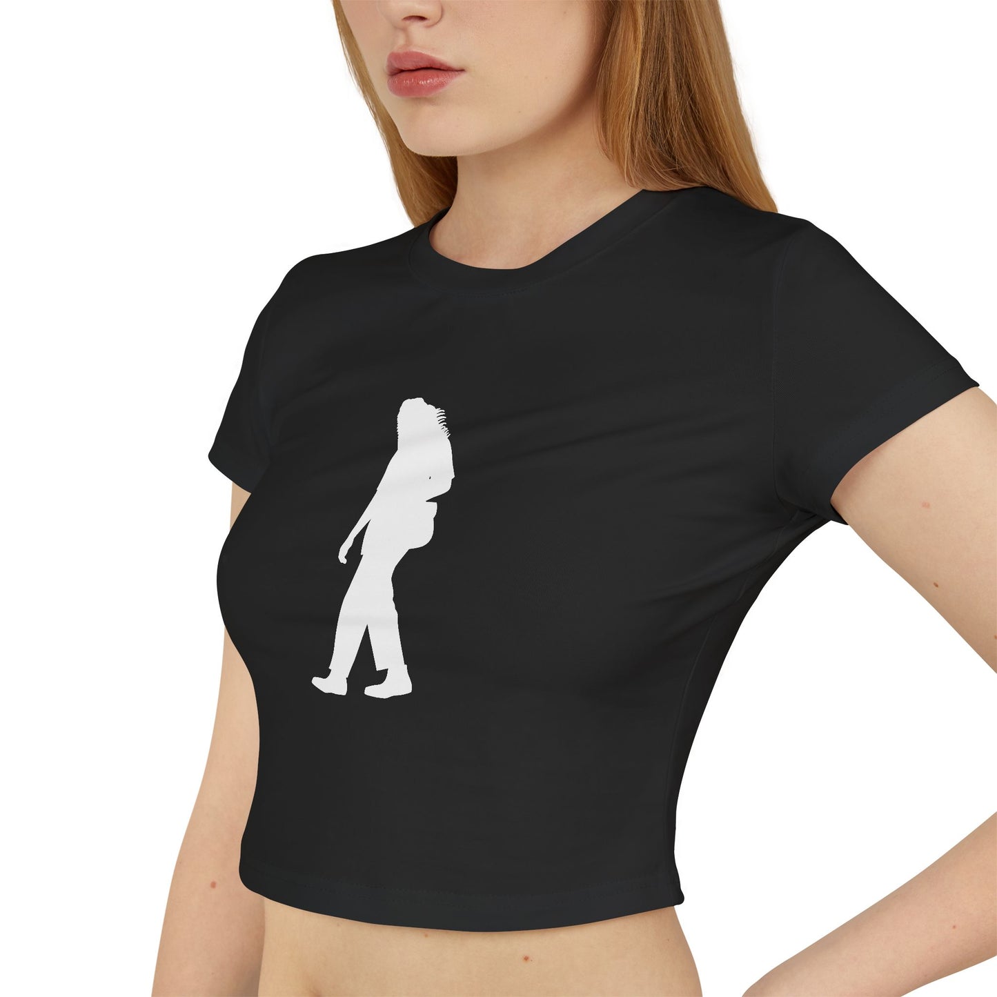 IGUANA MAN (Women, Slim Fit and Mid-Length T-shirt).