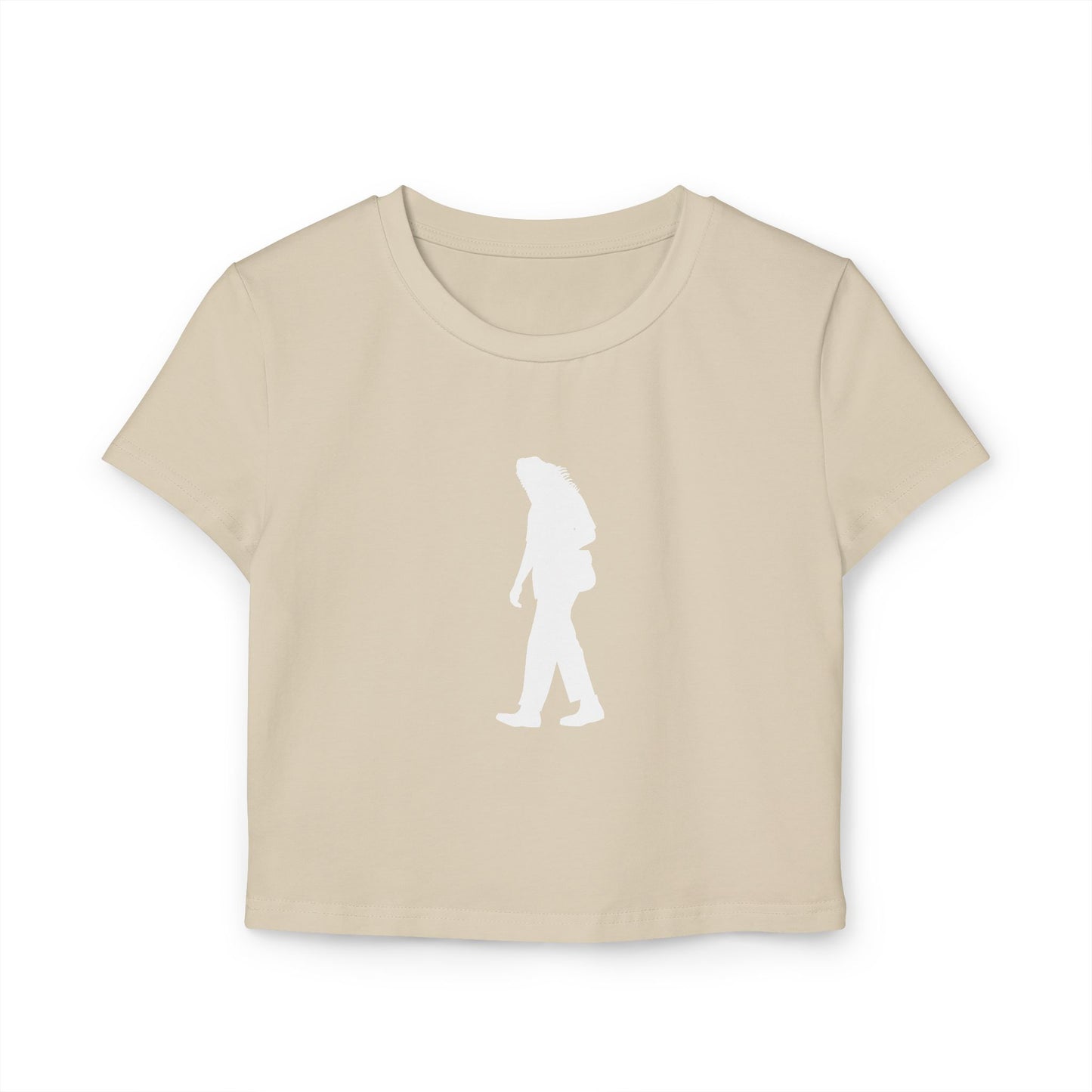 IGUANA MAN (Women, Slim Fit and Mid-Length T-shirt).