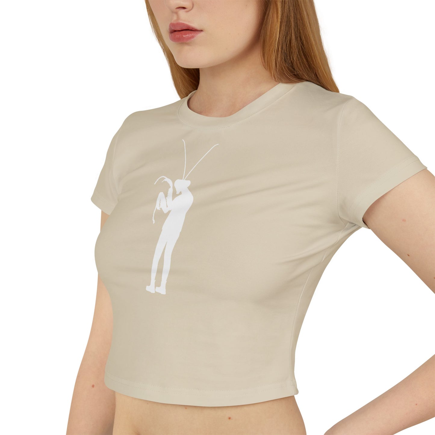 MANTIS GIRL (Women, Slim Fit and Mid-Length T-shirt).