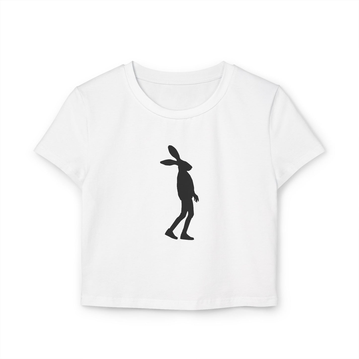 HARE GIRL (Women, Slim Fit and Mid-Length T-shirt).