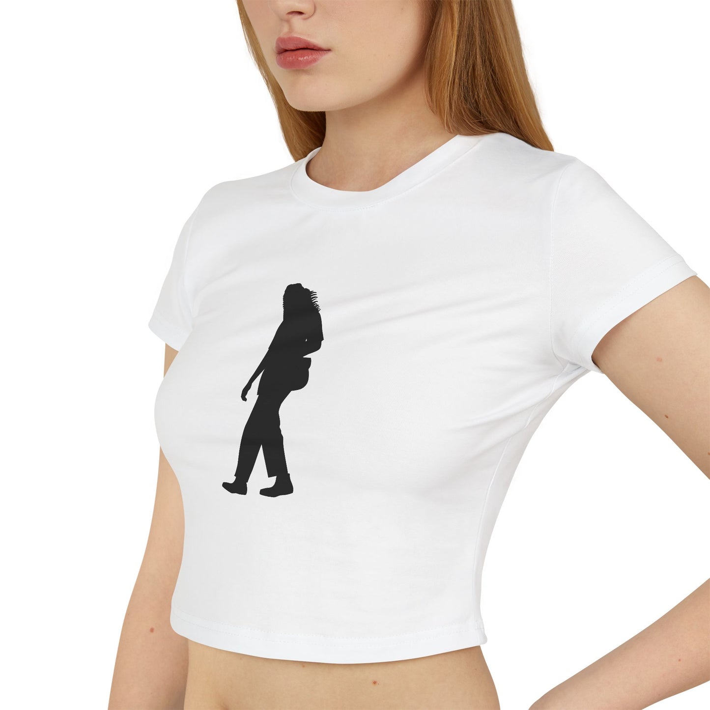 IGUANA MAN (Women, Slim Fit and Mid-Length T-shirt).