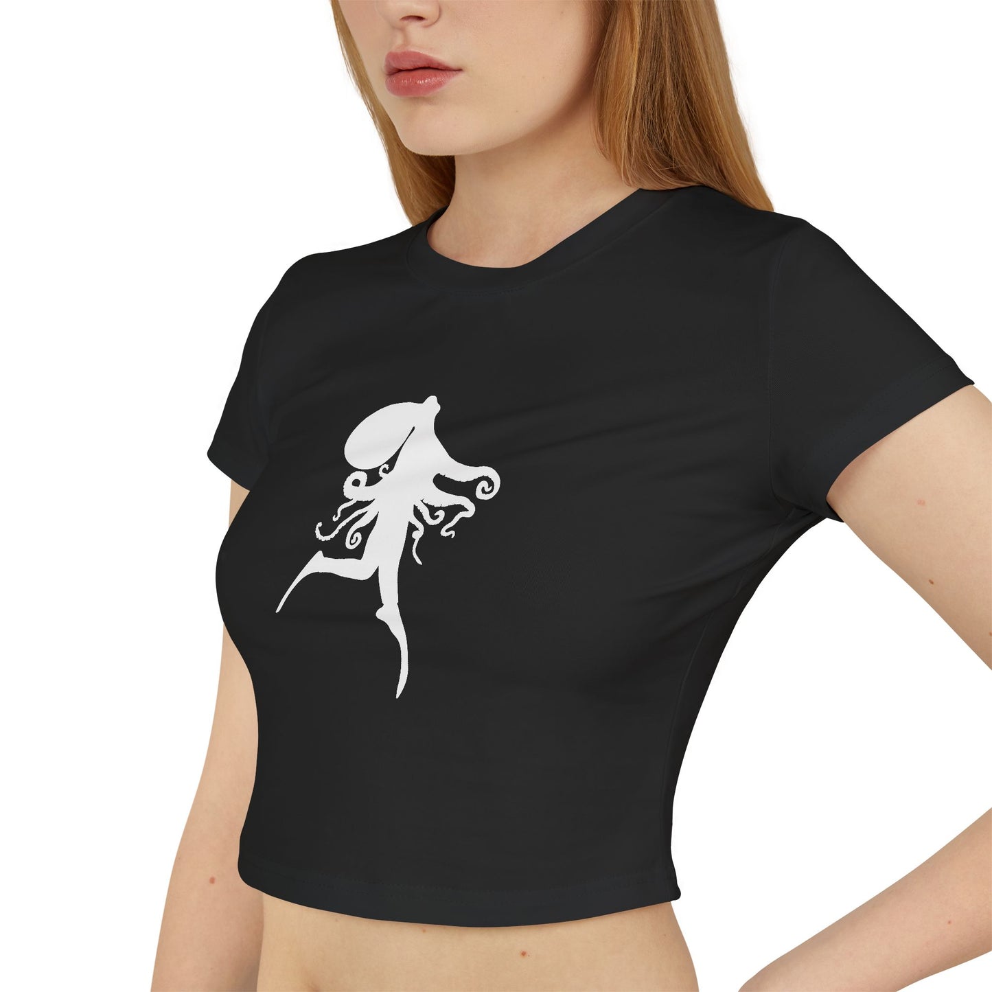 OCTOPUS DIVER (Women, Slim Fit and Mid-Length T-shirt).