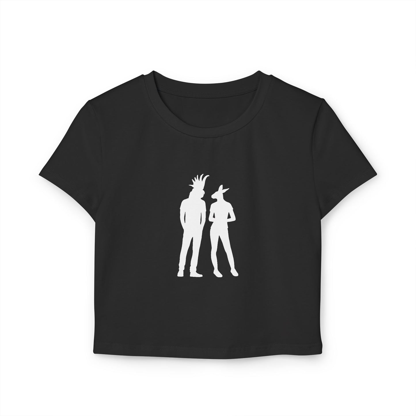 COCKATOO MAN AND KANGAROO WOMAN (Women, Slim Fit and Mid-Length T-shirt).