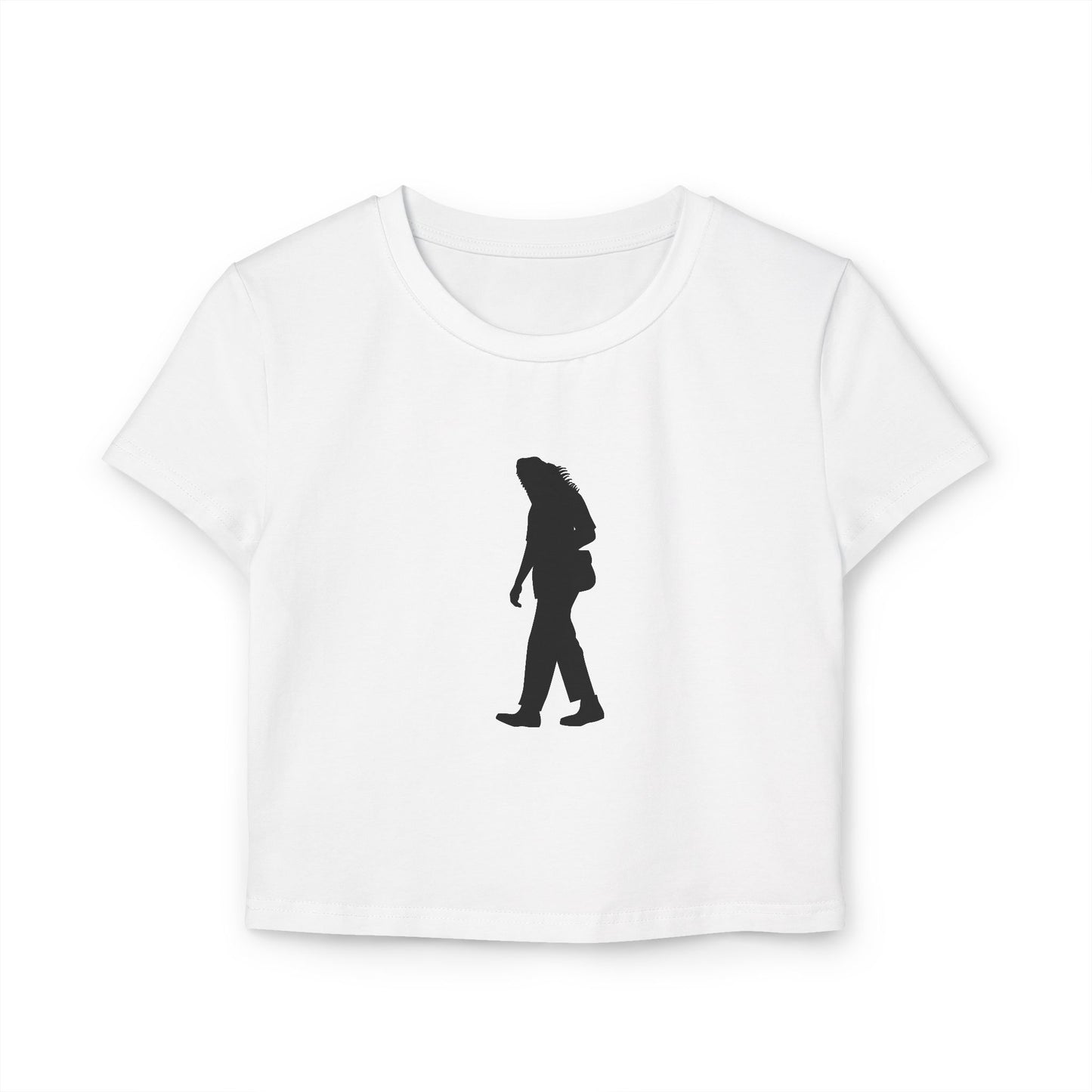 IGUANA MAN (Women, Slim Fit and Mid-Length T-shirt).