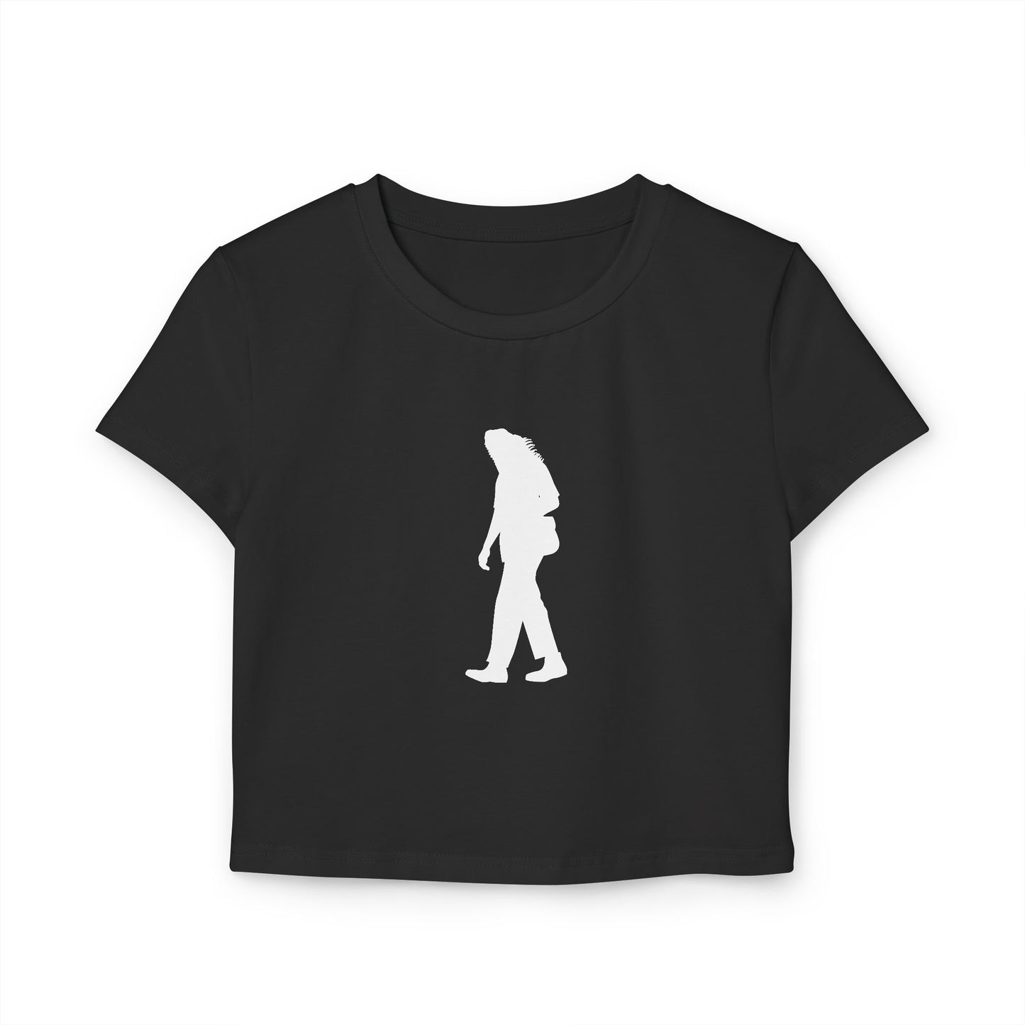 IGUANA MAN (Women, Slim Fit and Mid-Length T-shirt).