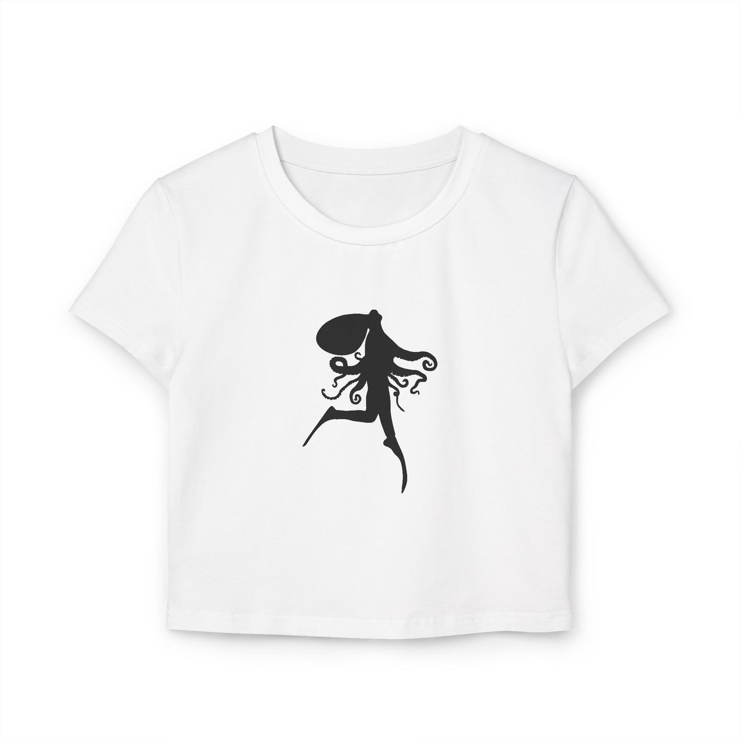 OCTOPUS DIVER (Women, Slim Fit and Mid-Length T-shirt).