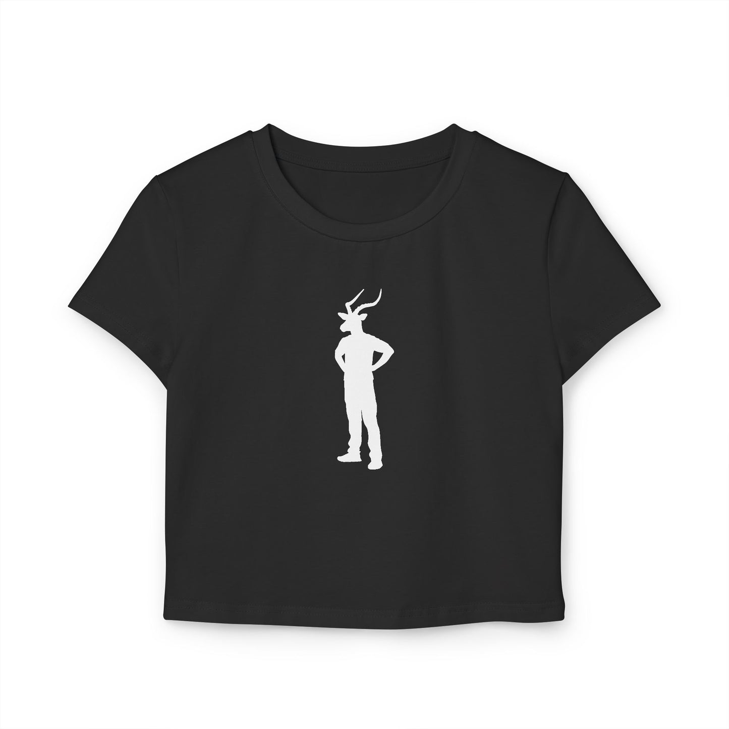 GAZELLE MAN (Women, Slim Fit and Mid-Length T-shirt).