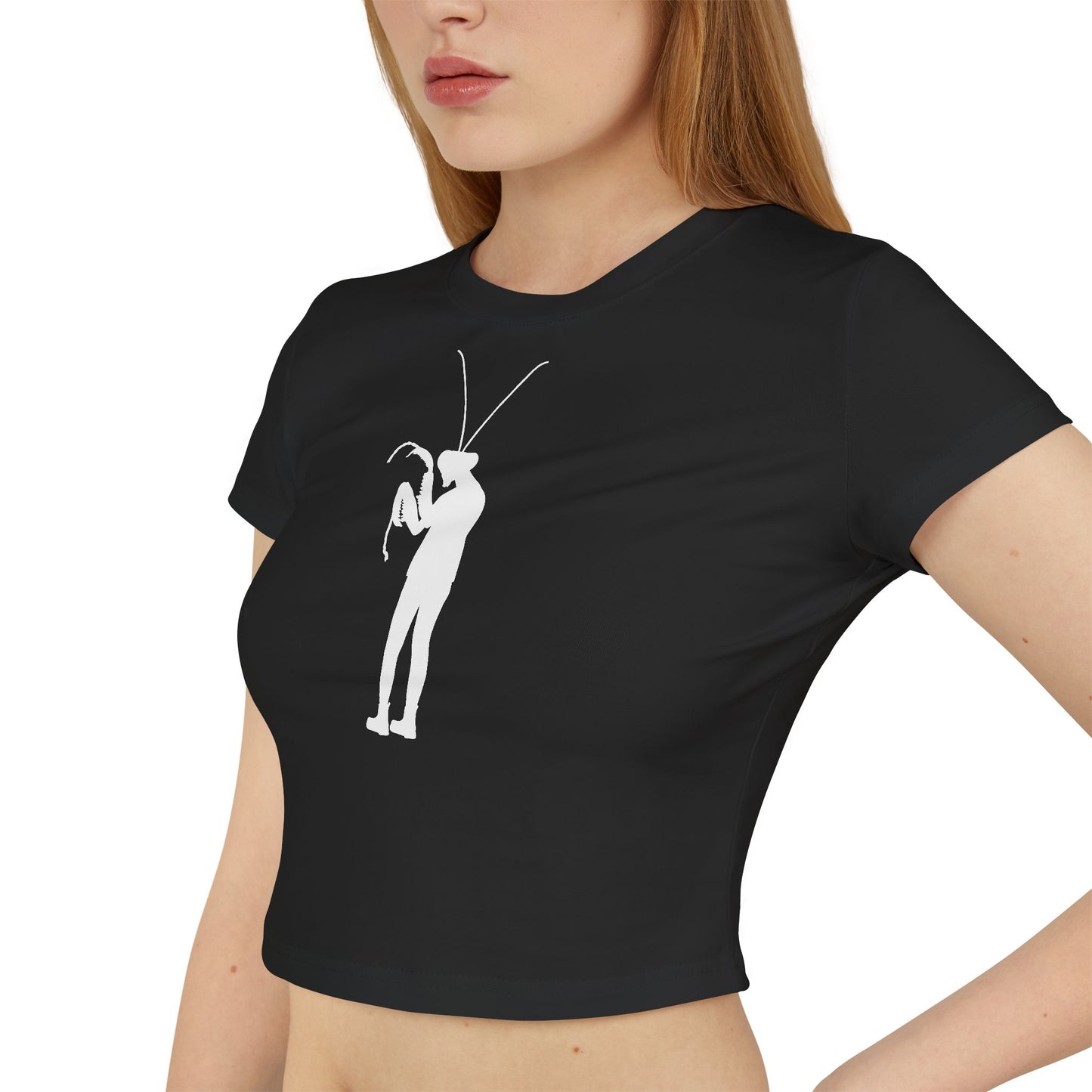 MANTIS GIRL (Women, Slim Fit and Mid-Length T-shirt).